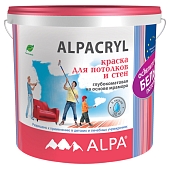 Краска интерьерная Alpa Alpacryl для потолка 5 л