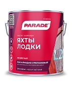 Лак яхтный Parade L20 Яхты & Лодки глянцевый 2,5 л