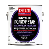 Лак полиуретановый Petri Diamond Hard полуматовый 3,8 л