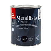 Краска специальная Tikkurila Metallista по ржавчине чёрный 0,8 л