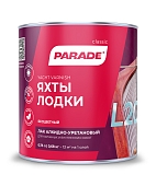 Лак яхтный Parade L20 Яхты & Лодки матовый 0,75 л