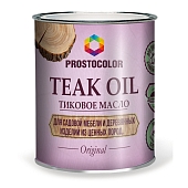 Масло тиковое Prostocolor Teak Oil бруно 0,75 л