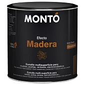 Эмаль универсальная Monto Esmalte Efecto Madera грецкий орех 0,5 л