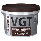 Шпатлёвка фасадная VGT 18 кг 