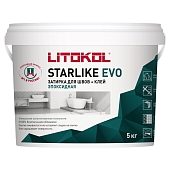 Затирка эпоксидная Litokol Starlike Evo S.100 Bianco Assoluto 5 кг