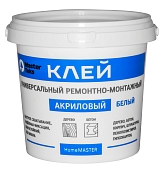 Клей монтажный MasterTeks Homemaster универсальный белый 1,7 кг