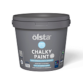 Краска-грунт Olsta Chalky Paint для мебели, стен и дверей база С 0,9 л