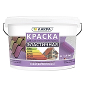 Краска специальная Лакра эластичная красно-коричневый 3 кг