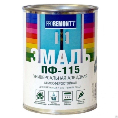Эмаль ПФ-115 PROREMONTT Зелёный 0,9кг