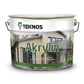 Краска фасадная Teknos Akrylin PM3 9 л