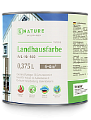 Краска фасадная GNature 461 Landhausfarbe белый 0,375 л