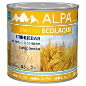 Эмаль универсальная Alpa Ecolaque глянцевый 0,5 л