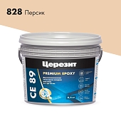 Затирка эпоксидная Церезит CE 89 Premium Epoxy №828 персик 2,5 кг