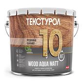 Деревозащитное средство Текстурол Wood Aqua Matt бесцветный 10 л 