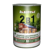 Деревозащитное средство Акватекс 2в1 тик 0,8 л