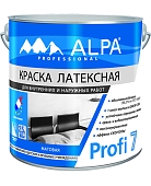 Краска универсальная Alpa Profi 7 латексная база А 2,5 л