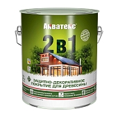 Деревозащитное средство Акватекс 2в1 бесцветный 2,7 л